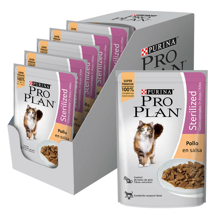 Purina® Pro Plan® Sterilized Cat Chicken 15x85gr - Gatos